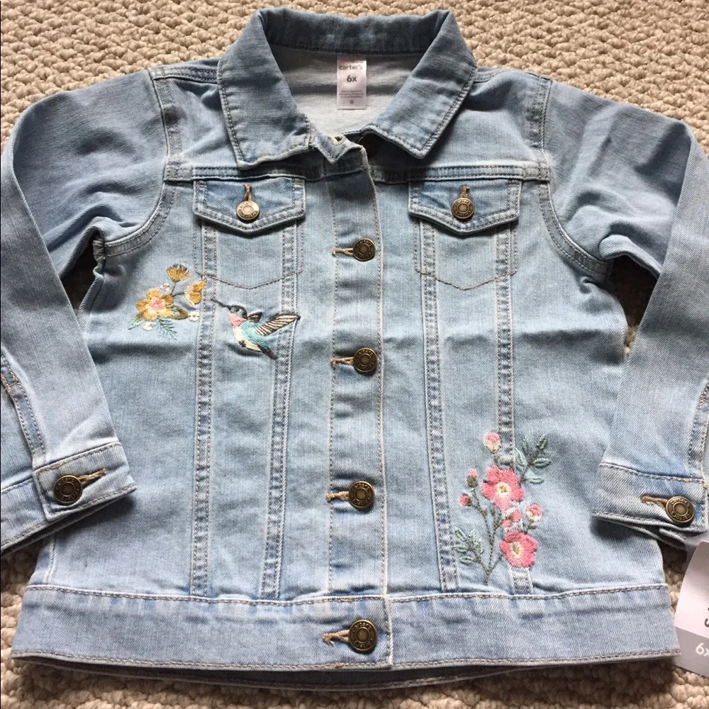 Girls jean‎ jacket size 6X